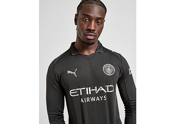 PUMA Manchester City FC 2025/26 Long Sleeve Away Shirt black