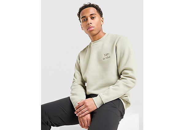 Arc\'teryx Emblem Fleece Crew Neck Pullover green