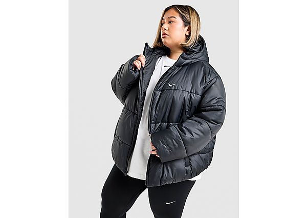 Nike Plus Size Sportswear Synthetic Jacket black