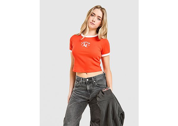 LEVI\'S Western Slim T-shirt red