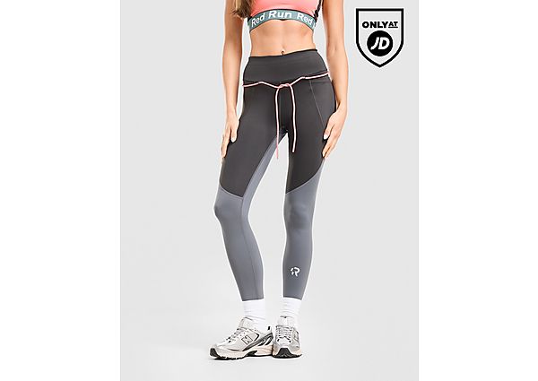 Red Run Activewear Outer Space Tech Leggings grey