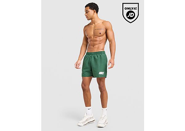 Nike Verbiage Swim Shorts green