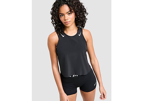 Nike Running AeroSwift Cropped Tank Top black