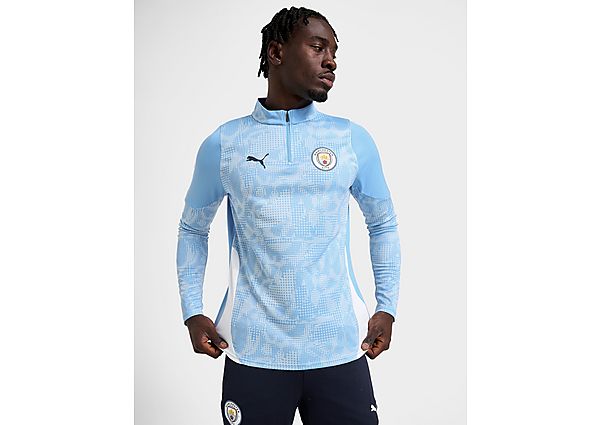 PUMA Manchester City FC Training 1/4 Zip Top blue