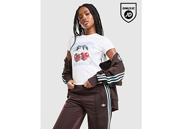 adidas Originals Cherry Slim T-Shirt white