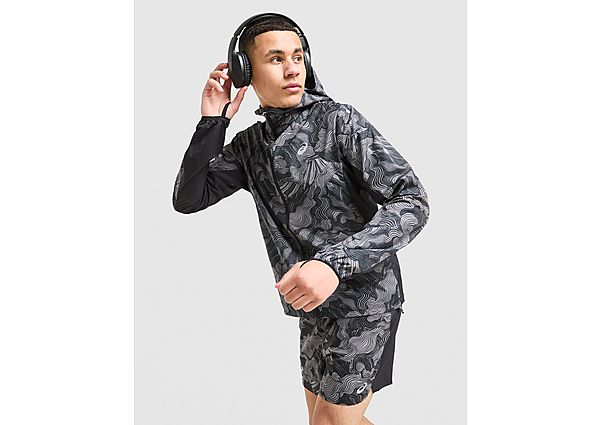ASICS Fujitrail All Over Print Jacket black