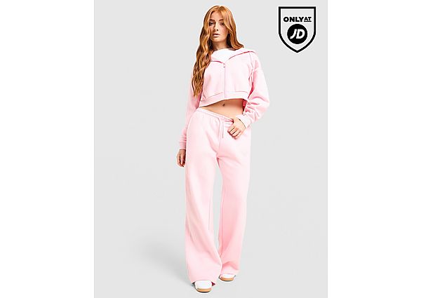 Reebok Retro Wide Leg Joggers pink