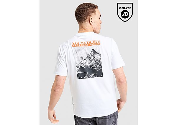 Napapijri Back Mountain T-Shirt white