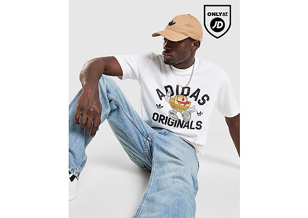 adidas Originals Trefoil Cap T-Shirt white