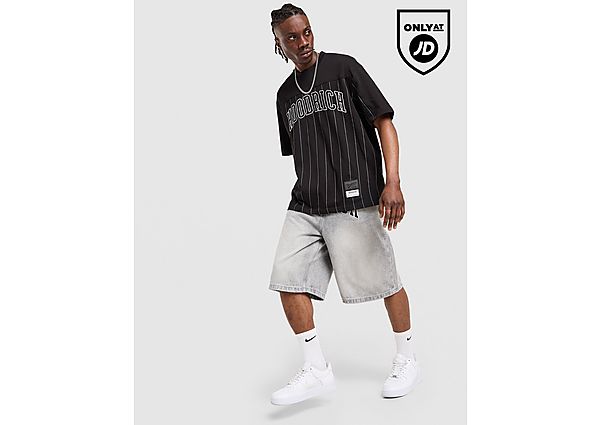 Hoodrich Varsity Acid Wash Jorts grey