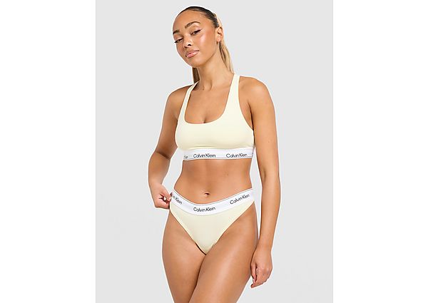 Calvin Klein Underwear Icon Cotton Thong yellow