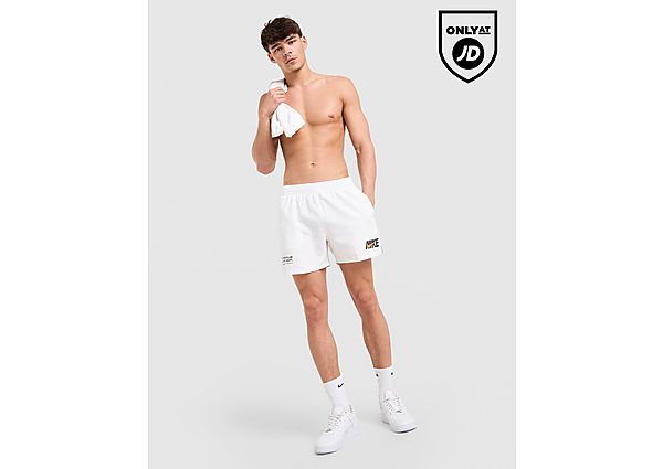 Nike Verbiage Swim Shorts white