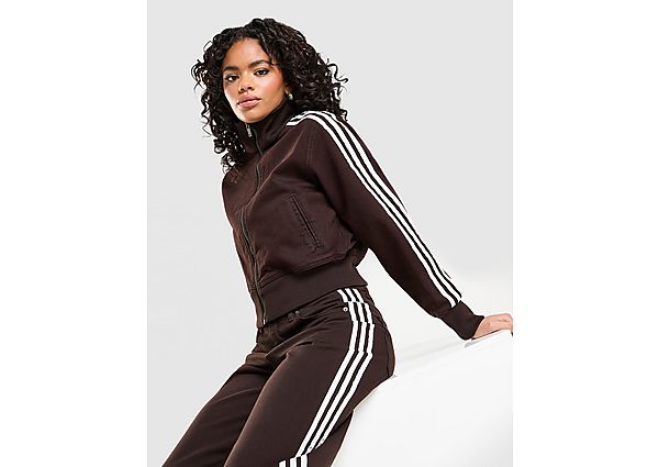adidas Originals Denim Firebird Track Top brown