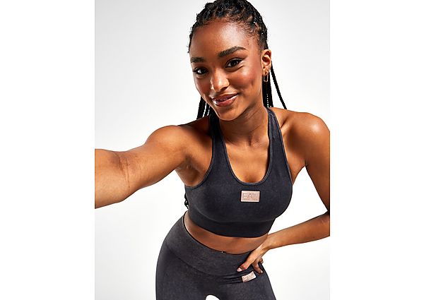 EA7 Emporio Armani Washed Seamless Bralette black