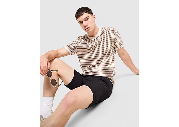 Belier Stripe Knit T-Shirt brown