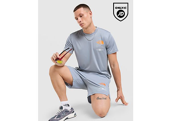 The North Face Graphic Reaxion Shorts grey