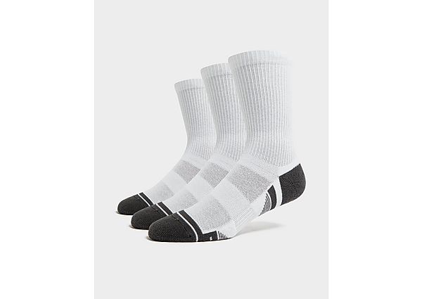 Under Armour 3-Pack HeatGear Tech Crew Socks white