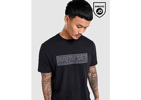 Napapijri Box Wave Graphic T-Shirt black