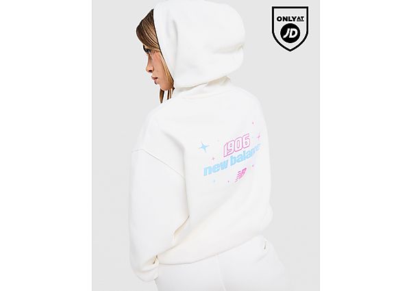 New Balance Star Overhead Hoodie white