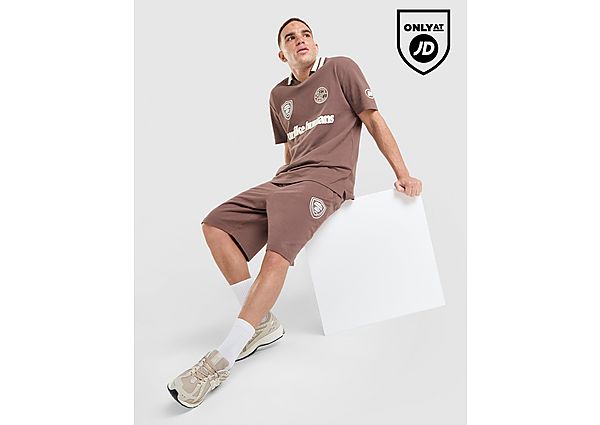 Unlike Humans Goal Shorts brown