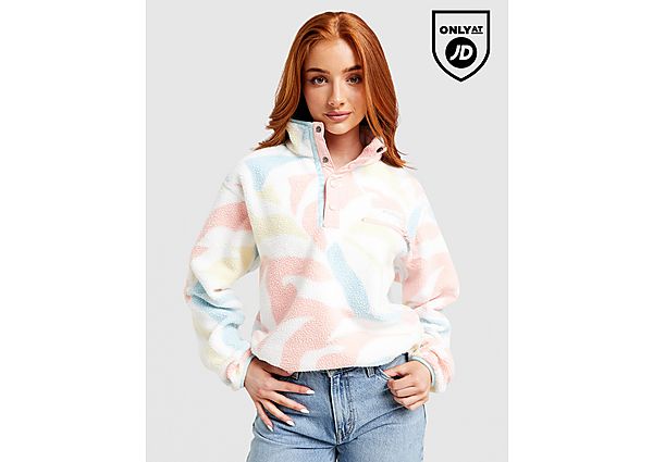 Columbia Helvetia Crop Fleece Top white