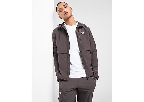 EA7 Emporio Armani VENTUS7 Full Zip Hoodie grey