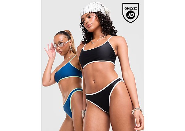 Unlike Humans Scoop Bikini Bottoms black