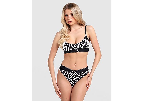 Calvin Klein Underwear Zebra Print Bralette black