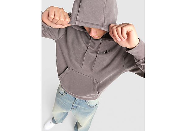 Nike Washed Hoodie brown