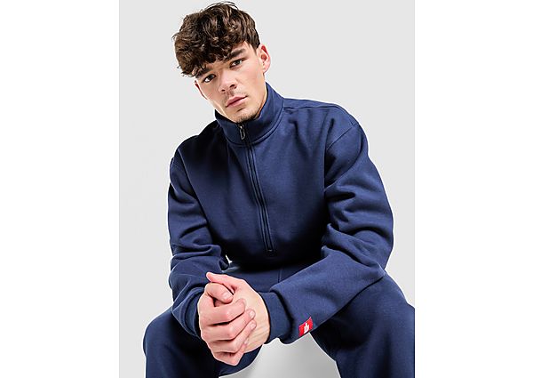 The North Face Red Box 1/2 Zip Fleece blue