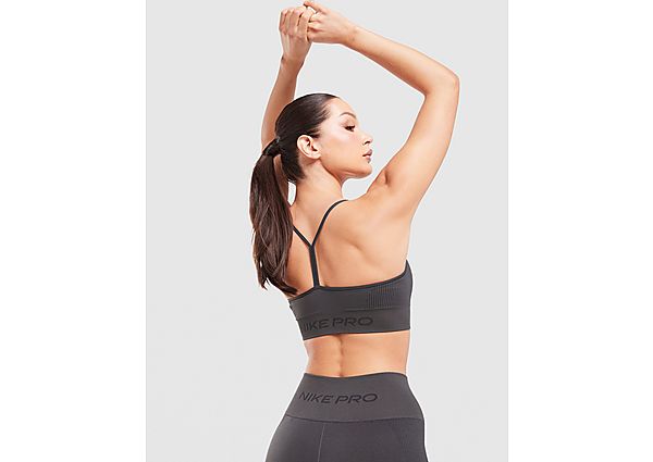 Nike Training Pro Seamless Sports Bra grey