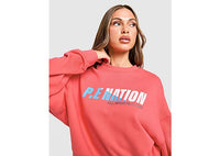 PE Nation Arena Crew Sweatshirt red