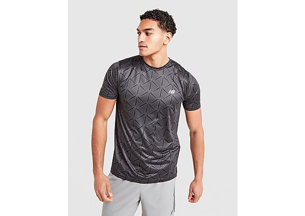 New Balance Essential All Over Print T-Shirt black