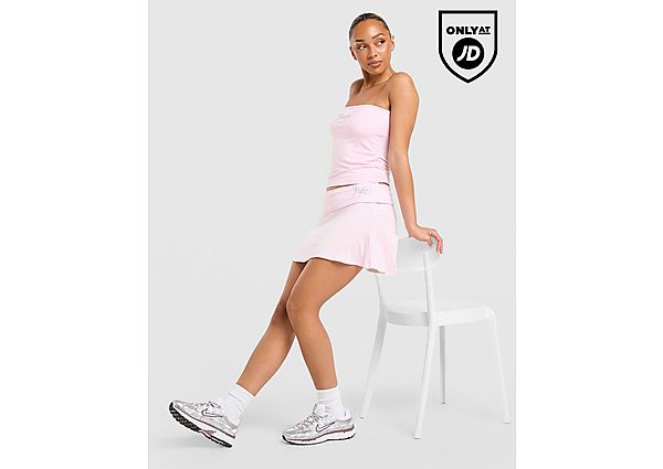 JUICY COUTURE Jersey Fold Over Skirt pink