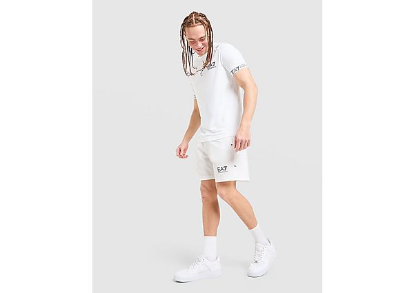 EA7 Emporio Armani Tennis Eagle Shorts white