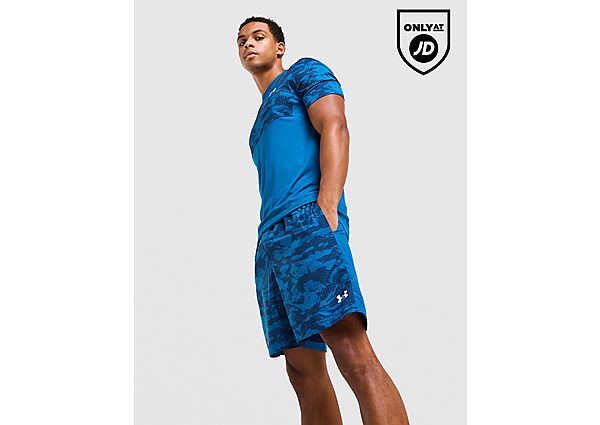 Under Armour Woven Camo Shorts blue