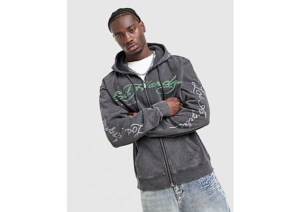 Ed Hardy Fade Tattoo Full Zip Hoodie black