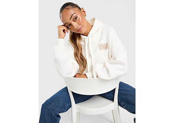 UGG Cosy Logo Hoodie white