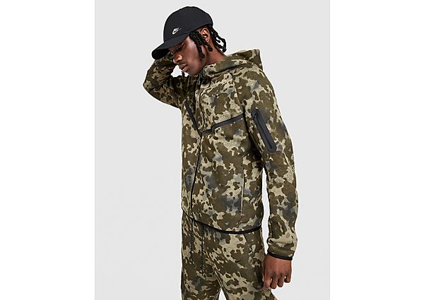 Nike Tech Fleece Full Zip Hoodie brown