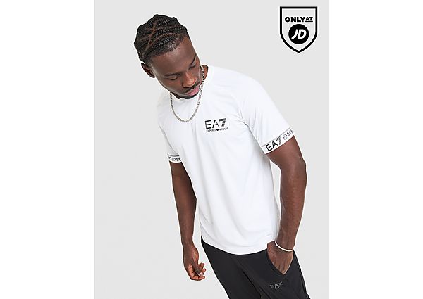 EA7 Emporio Armani Tech Sleeve T-Shirt white