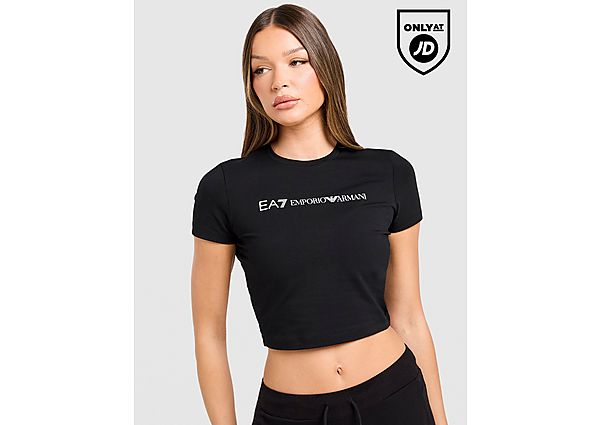 EA7 Emporio Armani Baby Crop Top black