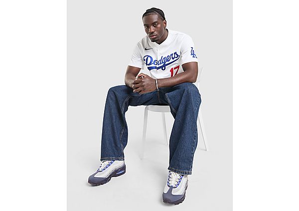 Nike MLB LA Dodgers Ohtani #17 Home Jersey white