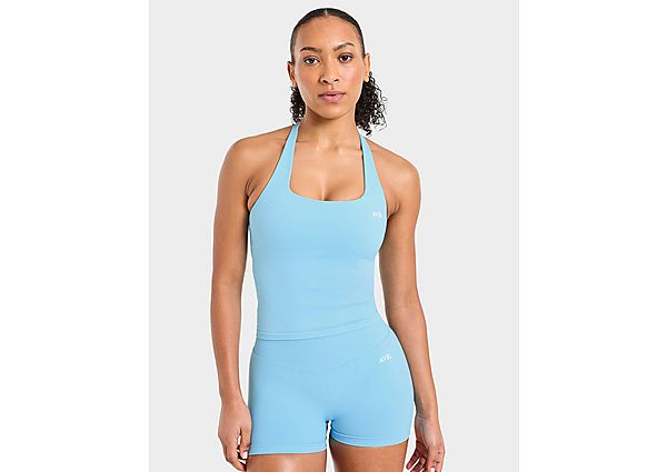 AYBL Enhance Seamless Halterneck Top blue