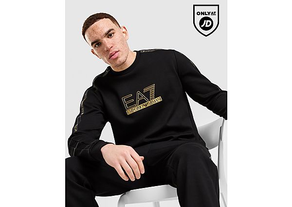 EA7 Emporio Armani Tape Crew Sweatshirt black