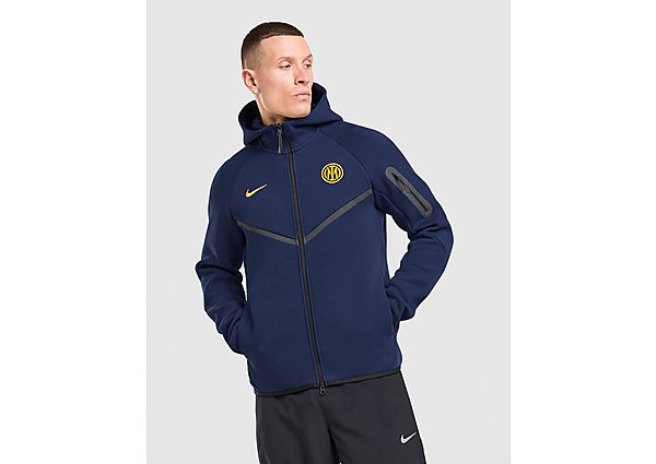 Nike Inter Milan Tech Fleece Full Zip Hoodie blue