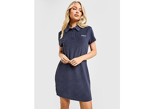 adidas Originals Towel Polo Dress blue
