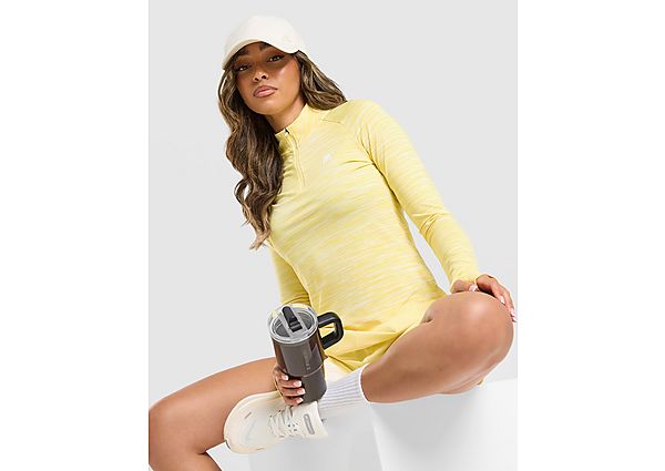 MONTIREX Trail 1/4 Zip Top yellow
