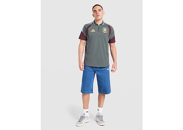 adidas Aston Villa FC Tiro 26 Polo Shirt grey