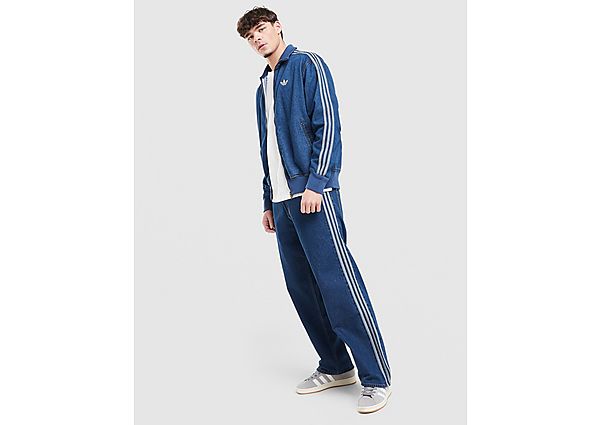 adidas Originals Firebird Denim Track Pants blue