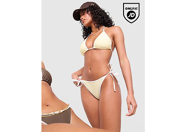 Unlike Humans Heat Triangle Bikini Bottoms yellow